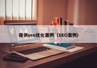提供seo优化案例（SEO案例）